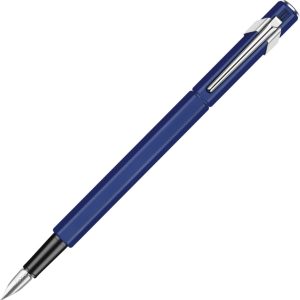Fountain Pen, F, Fine Point, , Blue, Dual Use, Genuine Imported