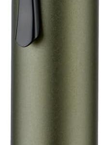 Black Forest Mini Fountain Pen, Medium Nib & Sleek Shape Aluminium Short Pocket Travel Pen (Army Green)