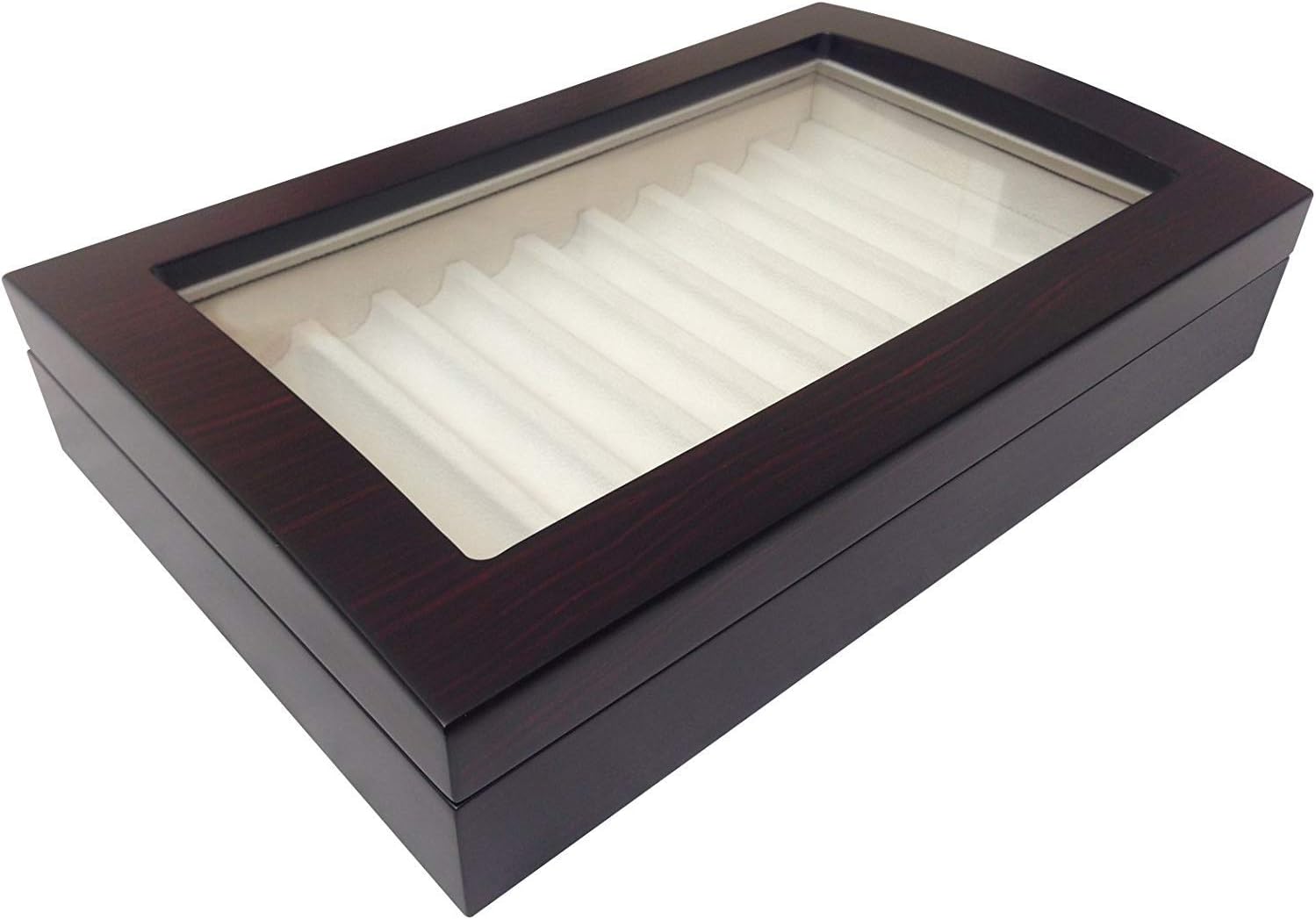 10 Pen Fountain Wood Display Case Holder Storage Organizer Collector Box 1601E - Image 2