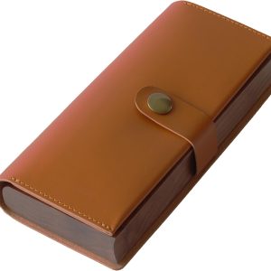 Leather & Walnut Pen Case, Wooden